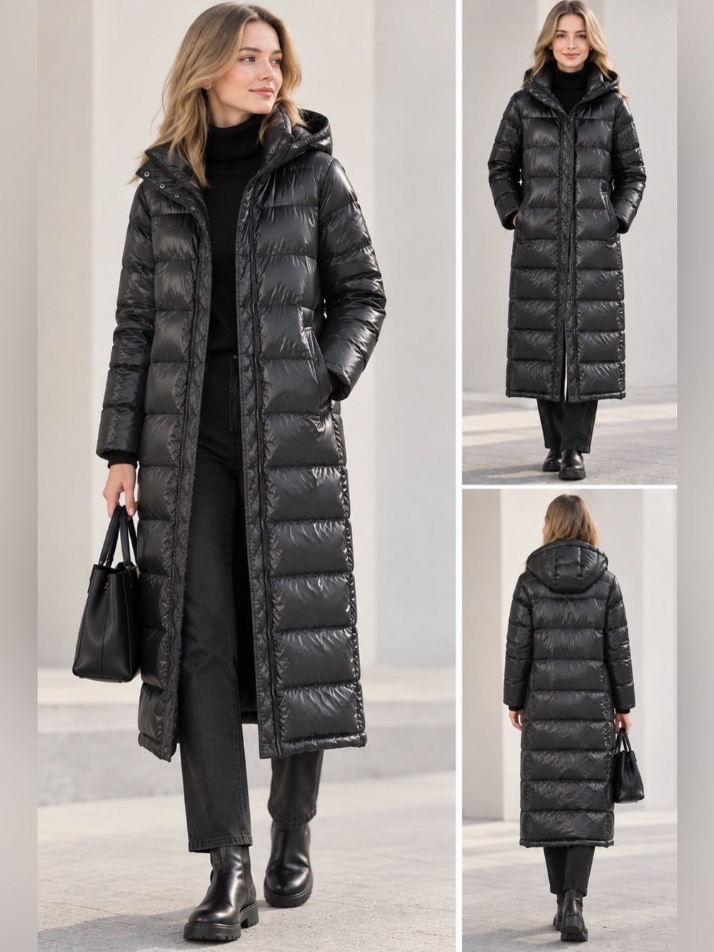 TNA Super puffer long Jacket XS